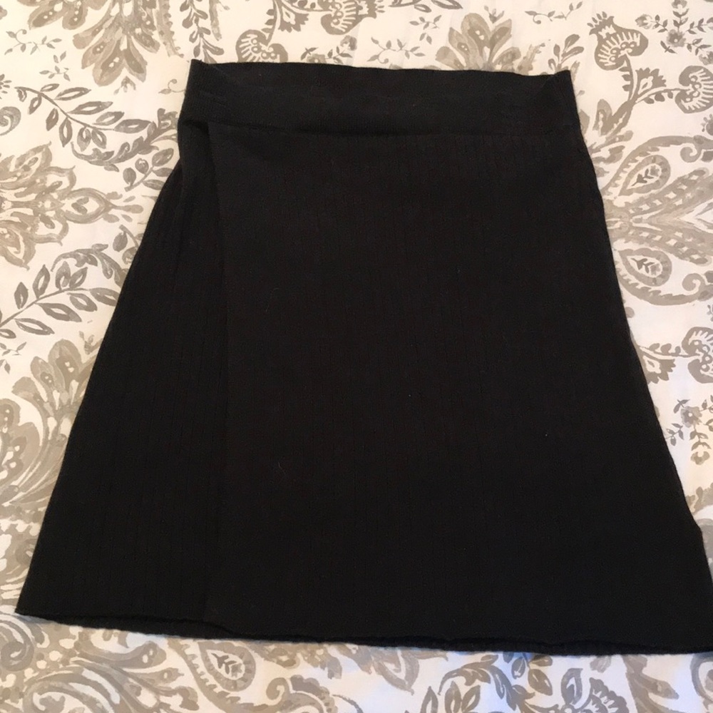 Free Poeple Black “wrap” skirt